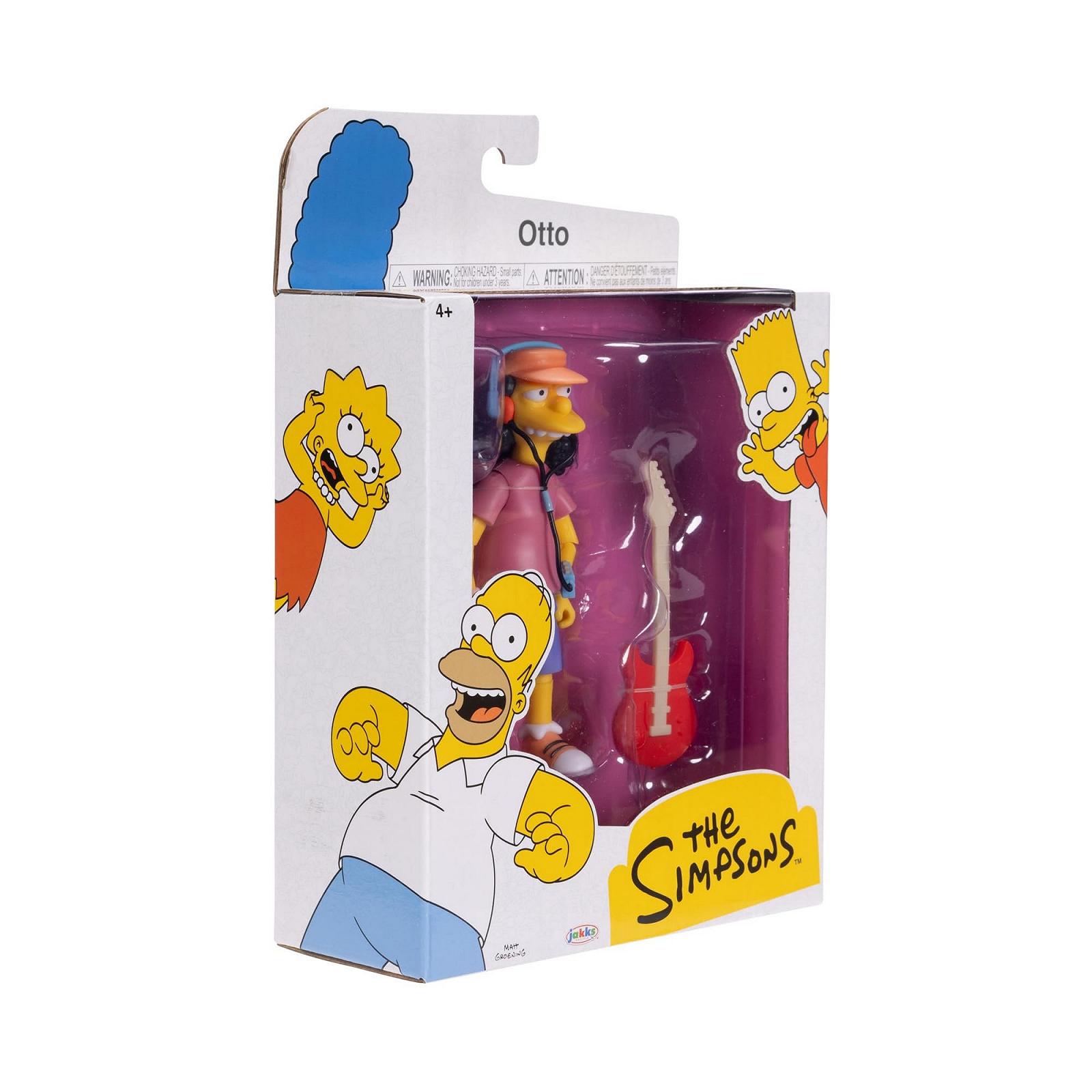 Фигурка Отто Simpsons, 12,7 см, коллекционная, подвижная, с гитарой, фото №6