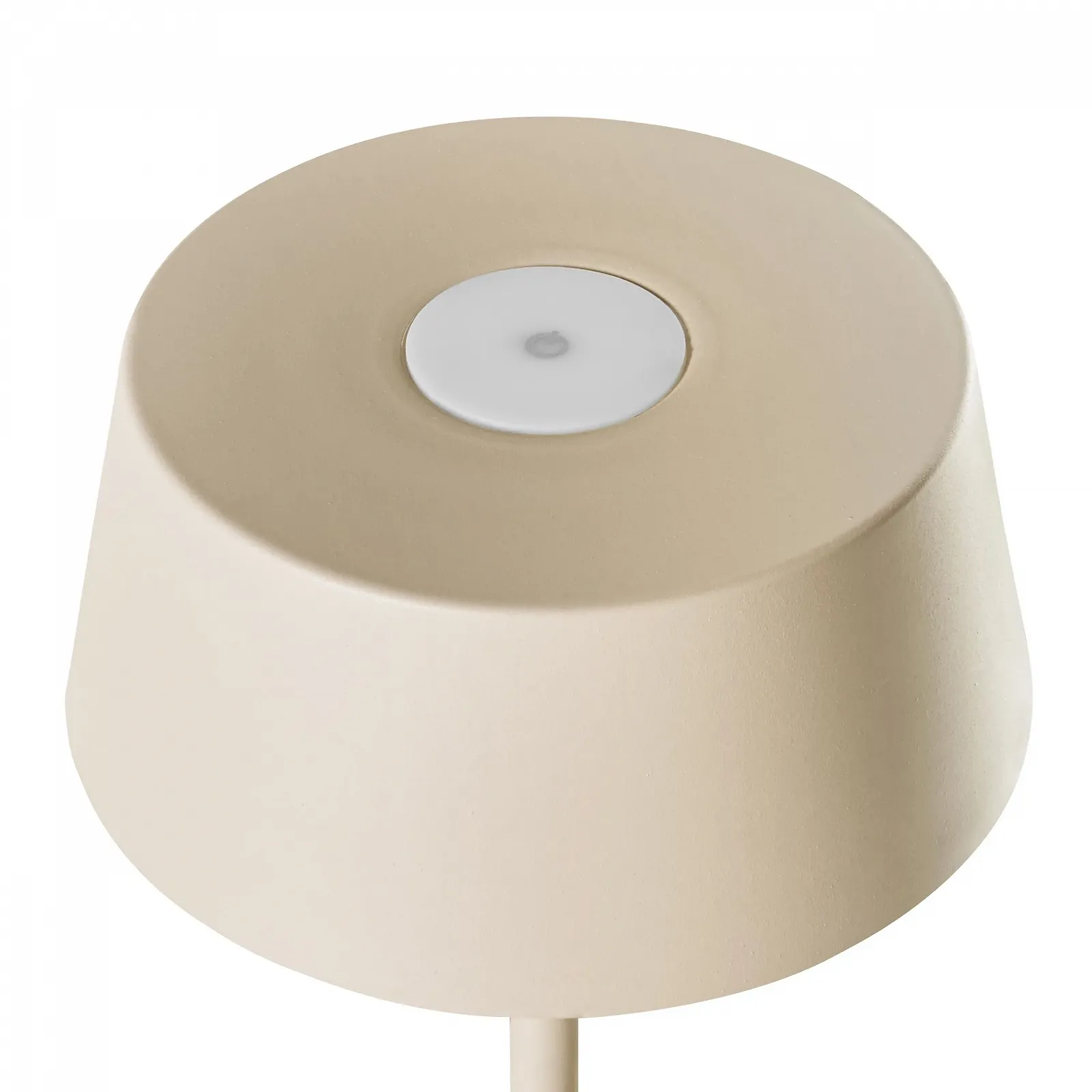 Настільна лампа LED Beliani Guder Wireless USB-C 37 см Бежева, фото №4