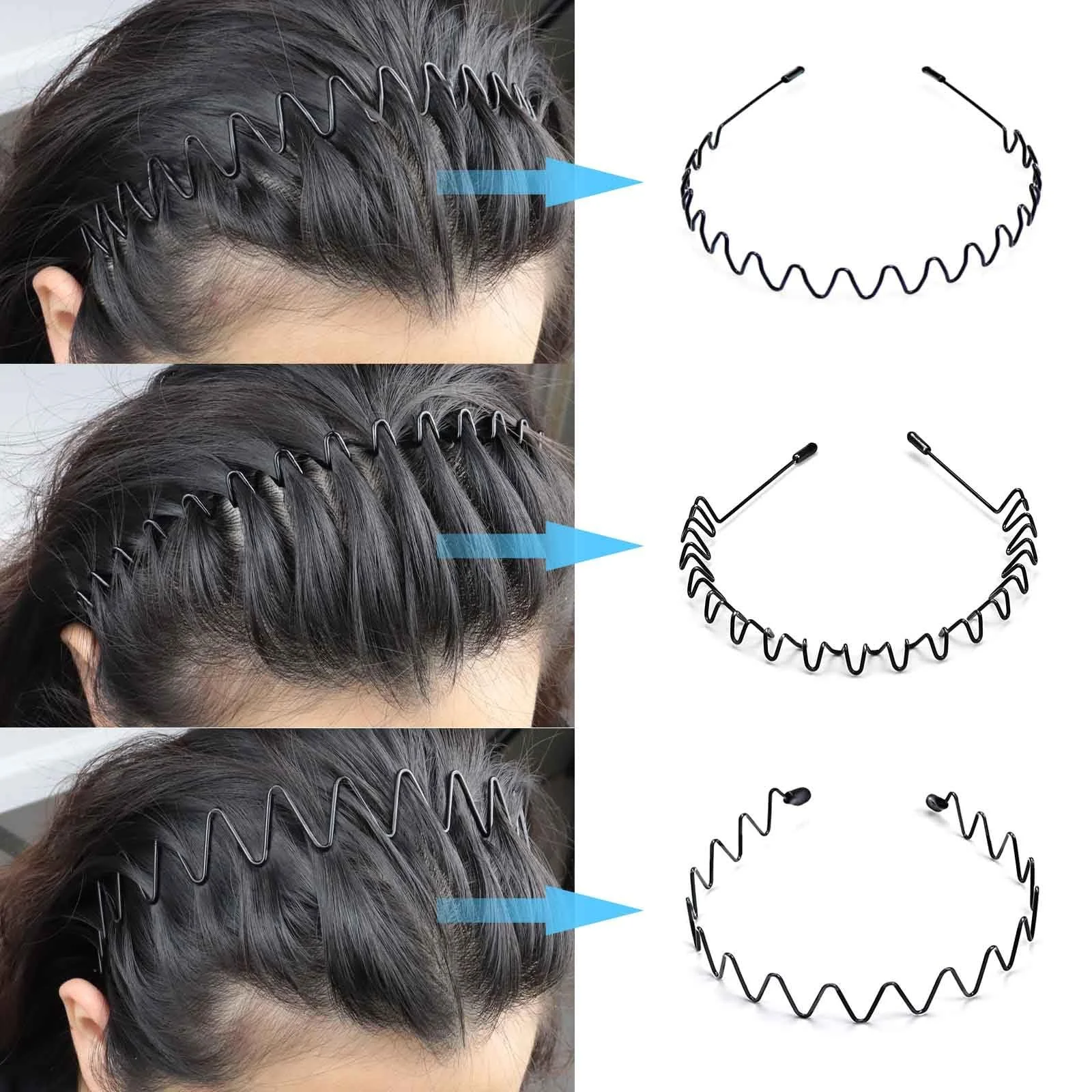 Обруч Kavya Металевий Набір 6 штук, фото №4