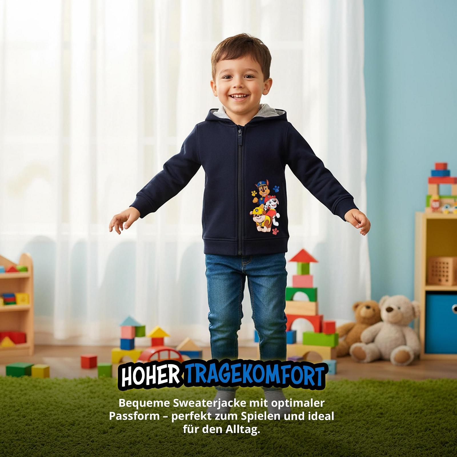 Кофта з капюшоном Paw Patrol United Labels Блакитна для хлопчиків, фото №4