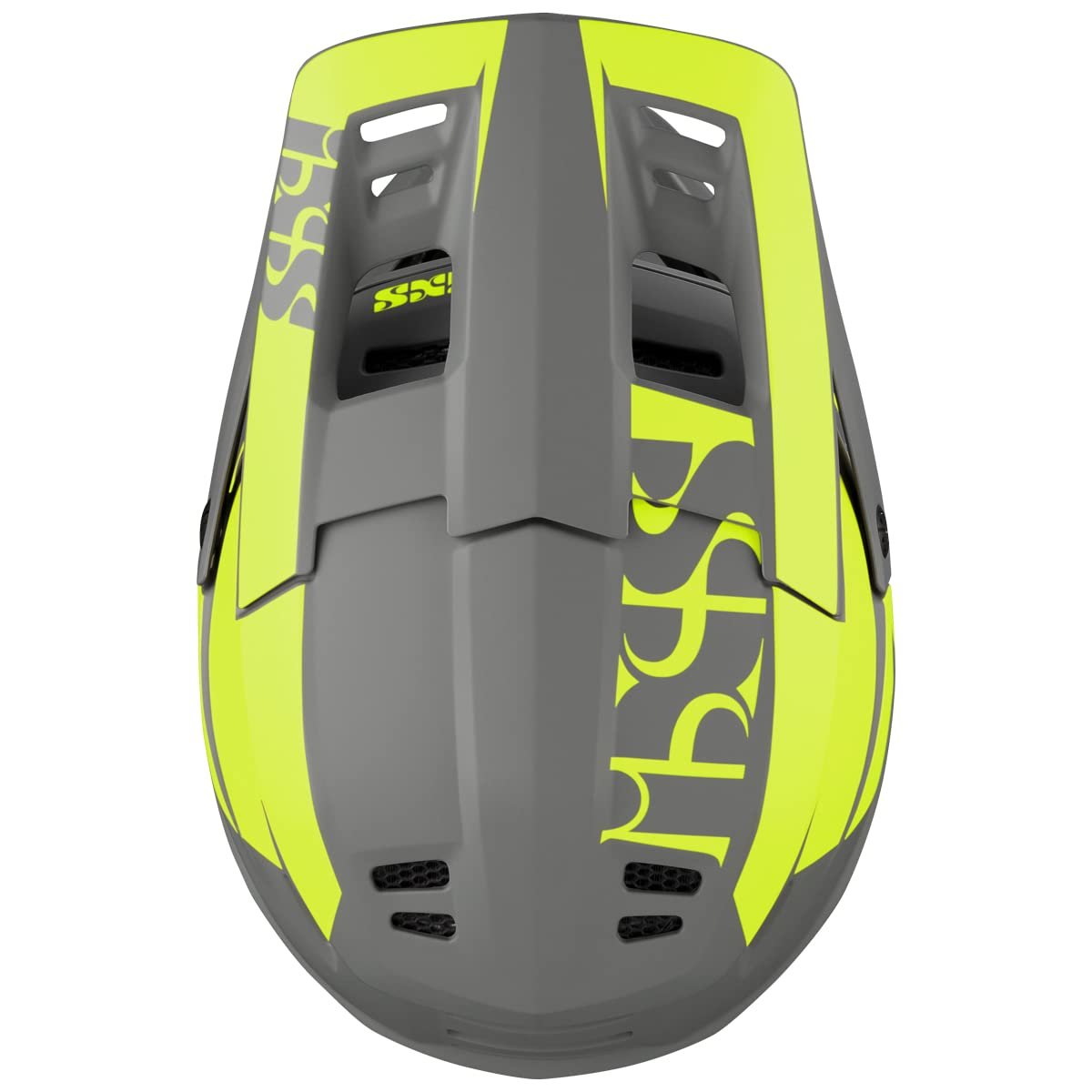 Шлем IXS Downhill XACT EVO MTB Lime-Graphite, фото №6