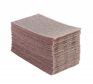 Шліфувальна стрічка Mirka Abranet на липучці / 93 x 180 мм / P120 / 50 шт. / Коричневий - Фото 1