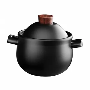 Кастрюля SOIMISS керамическая с крышкой 3.6 л для газовых плит термостойкая - Фото 1