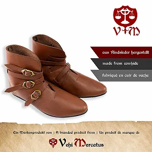 Черевики Vehi Mercatus Medieval Напівчоботи Коричневий з гумовою підошвою synthetic.ua - Фото 1