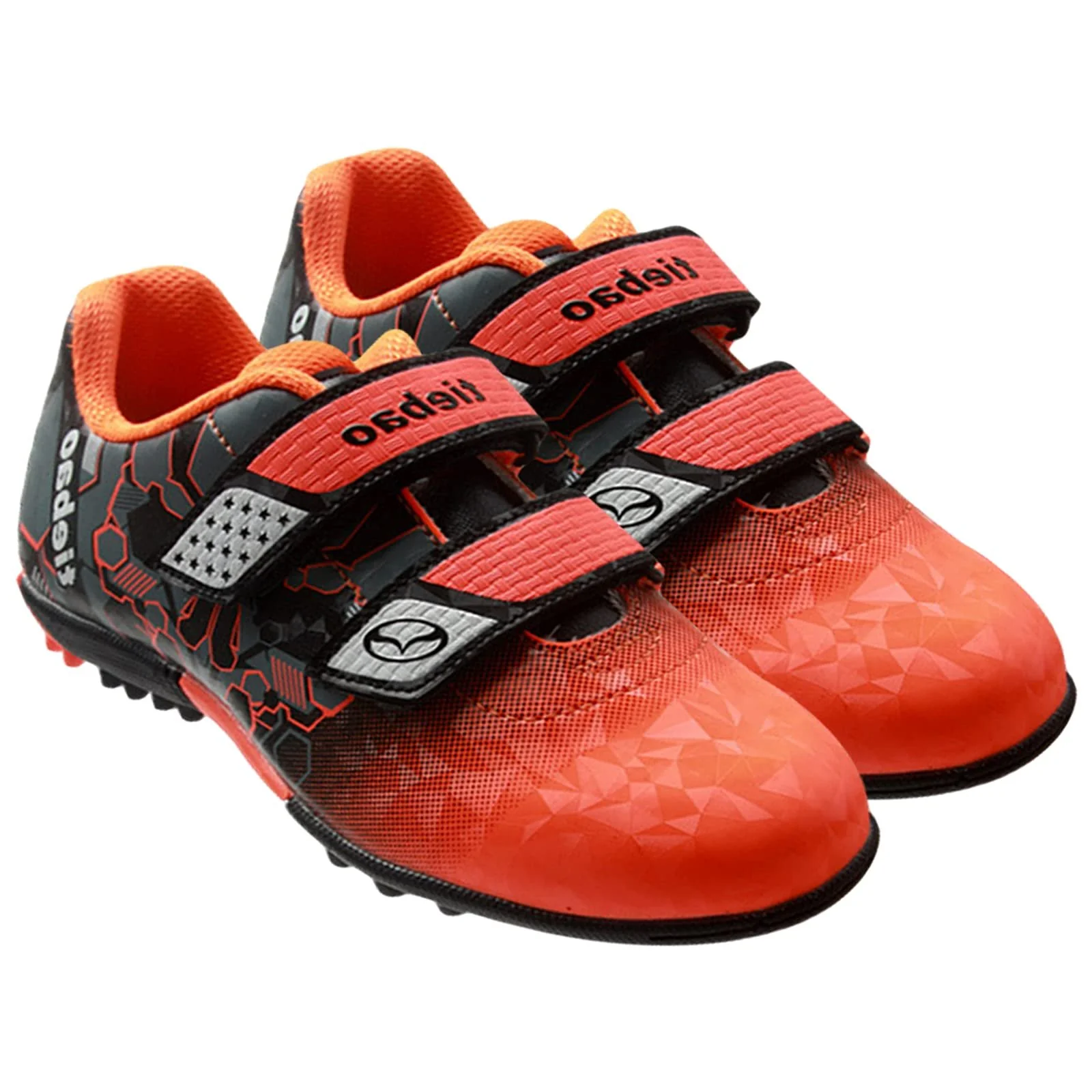 Футбольные Бутсы TieBao Детские Унисекс для Искусственной Травы Футбольные Кроссовки для Помещений для Мальчиков Низкие TF Тренировочные Кроссовки, фото №2