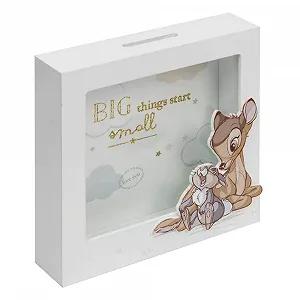 Скарбничка Disney Baby Magical Beginnings Bambi and Thumper Дерев'яна 15x15x4 см - Фото 1