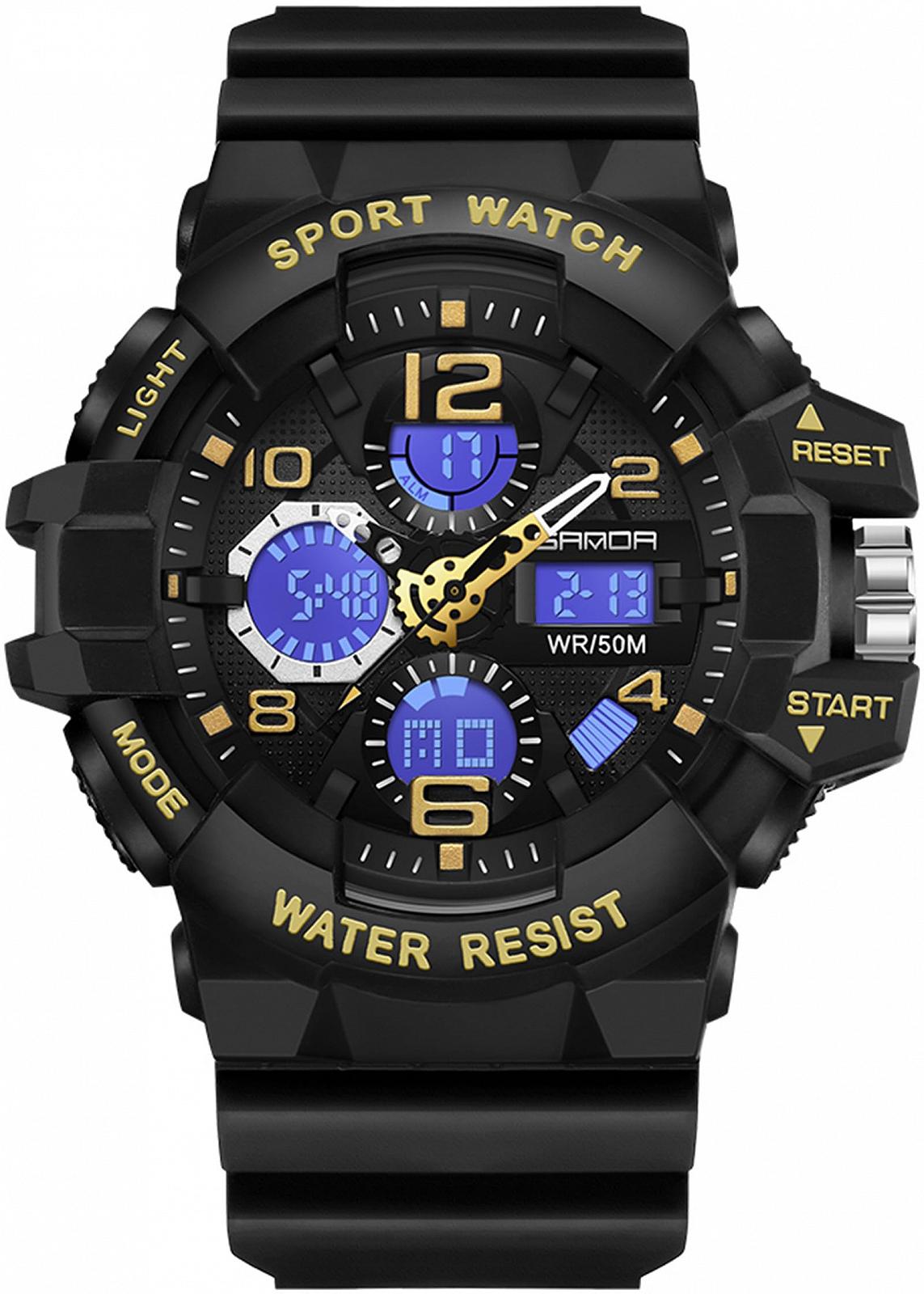 Годинник findtime Digital Men's Military Outdoor Stopwatch 50m Waterproof Two Time Zones Light Alarm Clock Tactical, фото №1 Годинник findtime Digital Men's Military Outdoor Stopwatch 50m Waterproof Two Time Zones Light Alarm Clock Tactical, фото №1