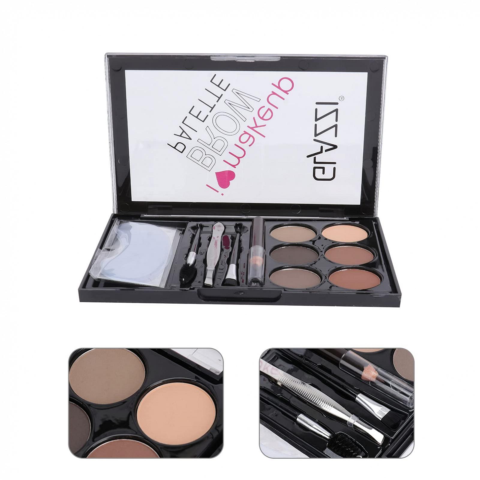 Пудра Lurrose Eyebrow Eyeshadow Set 6 цветов, фото №5