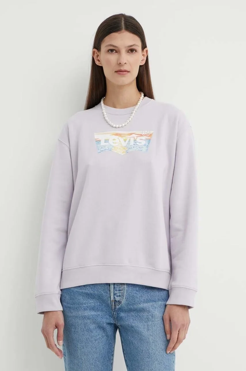 Жіночий світшот Levi's Graphic Everyday Crew у чарівному відтінку Lavender - XS, фото №2 Жіночий світшот Levi's Graphic Everyday Crew у чарівному відтінку Lavender - XS, фото №2