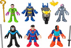 Набор фигурок Fisher-Price Imaginext DC Super Friends Бэтмен Делюкс, 12 шт, разноцветный - Фото 1