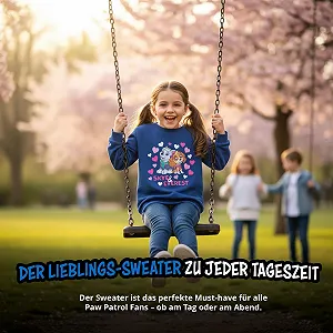 Джемпер United Labels Paw Patrol Skye & Everest для девочек Голубой synthetic.ua - Фото 1