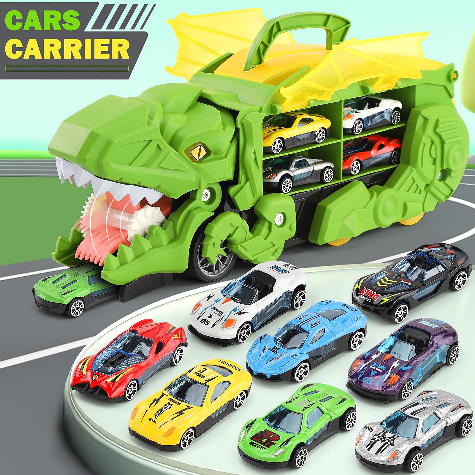 Іграшкова вантажівка Dinosaur Transporter Toy зелена, фото №4