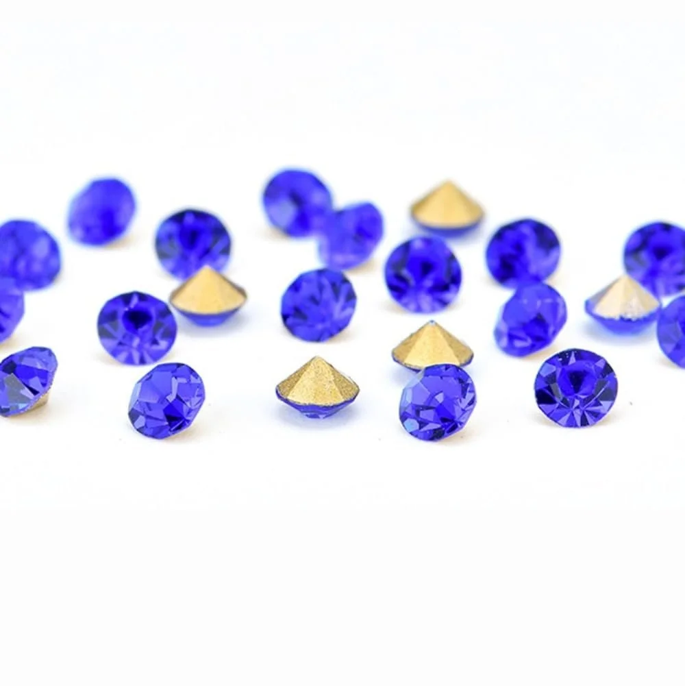 Стразы для ногтей 4 мм Royal, набор 1440 шт., фото №1