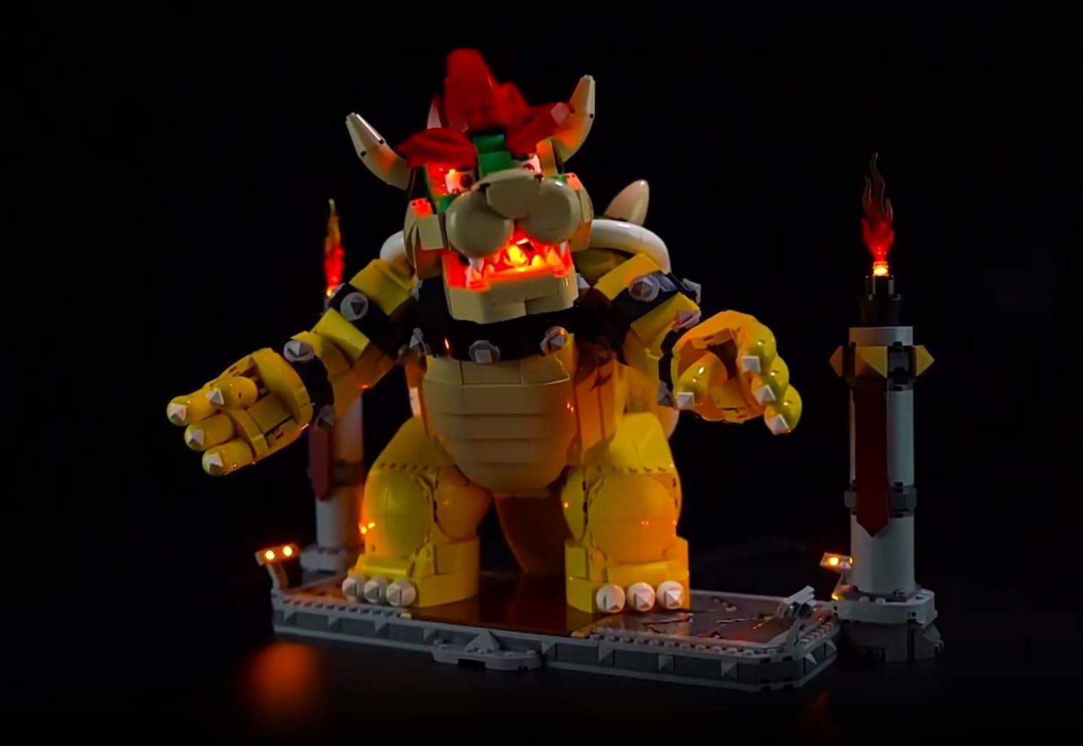 Світлодіодний Набір Для Lego The Mighty Bowser 71411, фото №1