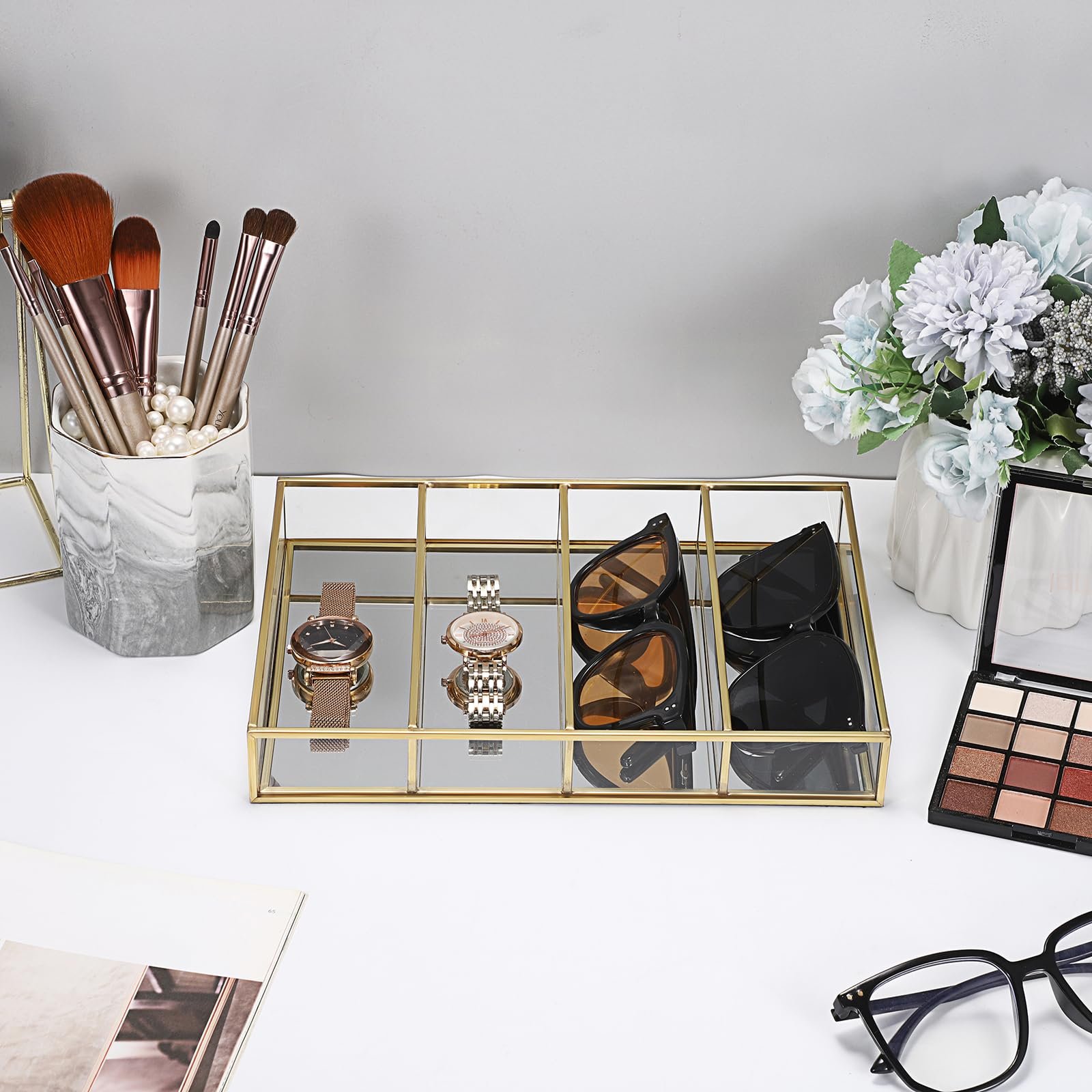 Органайзер для сонцезахисних окулярів SUMTree з 4 відділеннями, фото №3