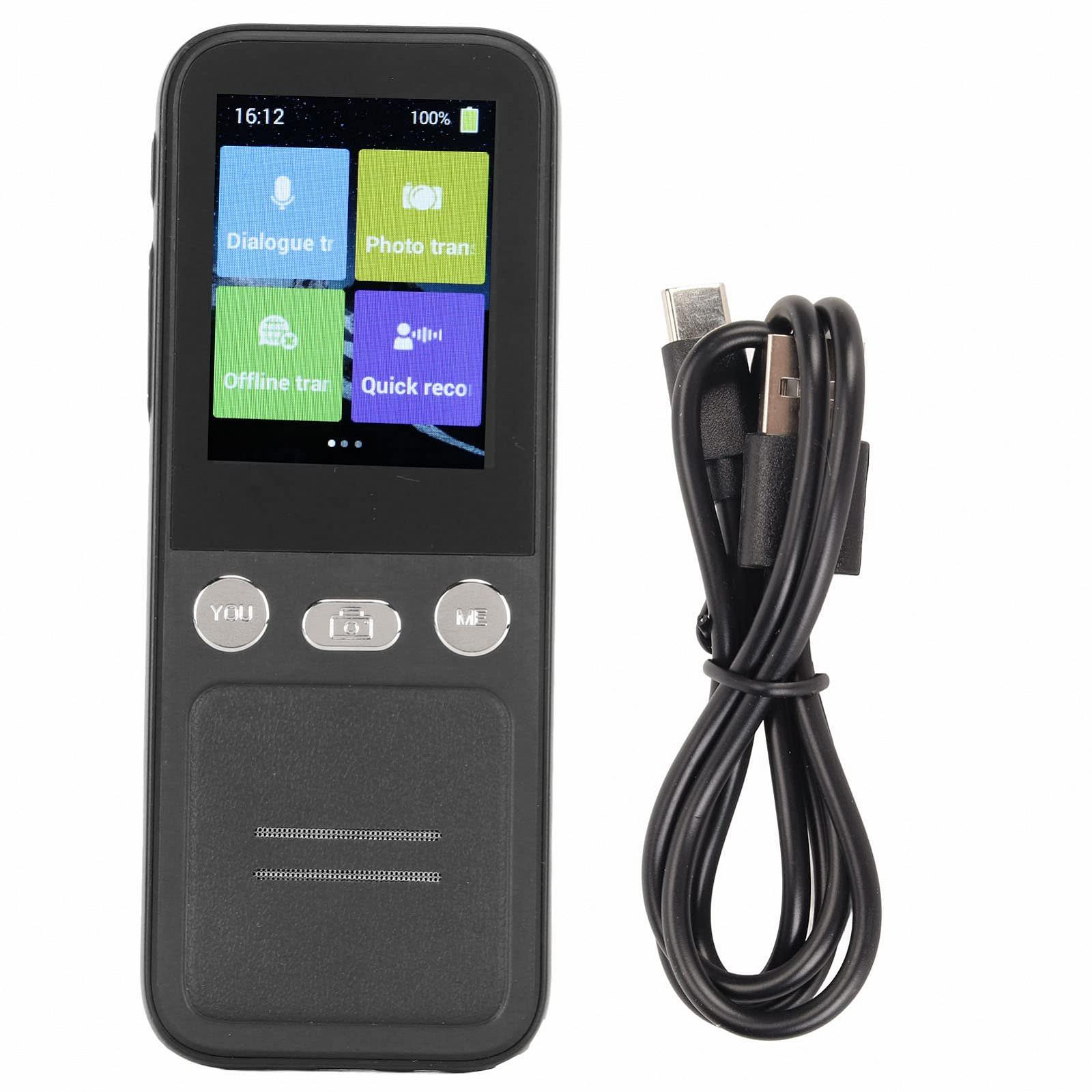 Голосовой переводчик Cryfokt, Интеллектуальный переводчик, 1500 мАч Большая батарея, 134 онлайн языка для обучения, фото №6