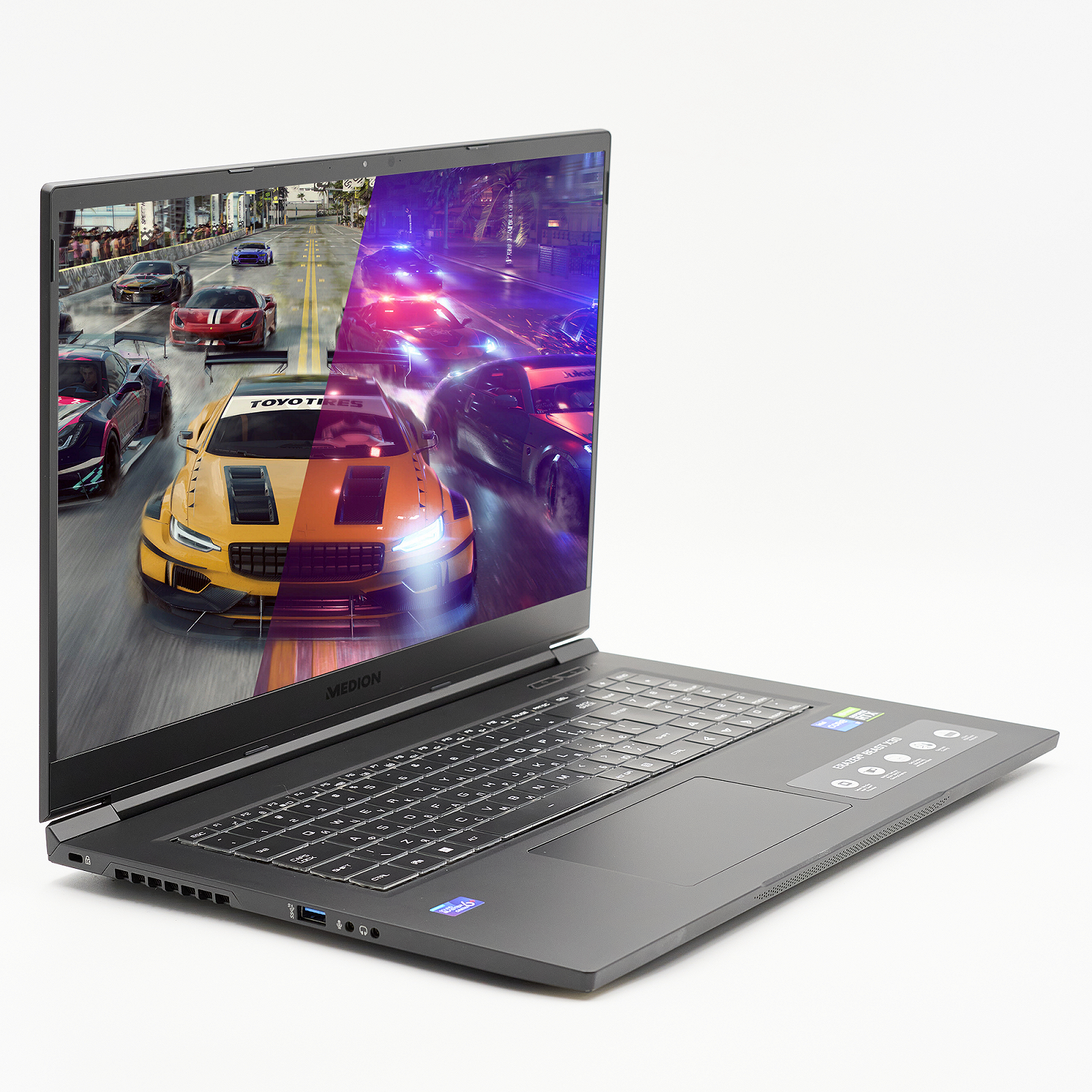 Игровой ноутбук Medion Erazer Beast X30-MD Intel Core i7-12700H ОЗУ 16 ГБ SSD 1 ТБ RTX 3070Ti IPS WQHD 2K 165Hz, фото №3