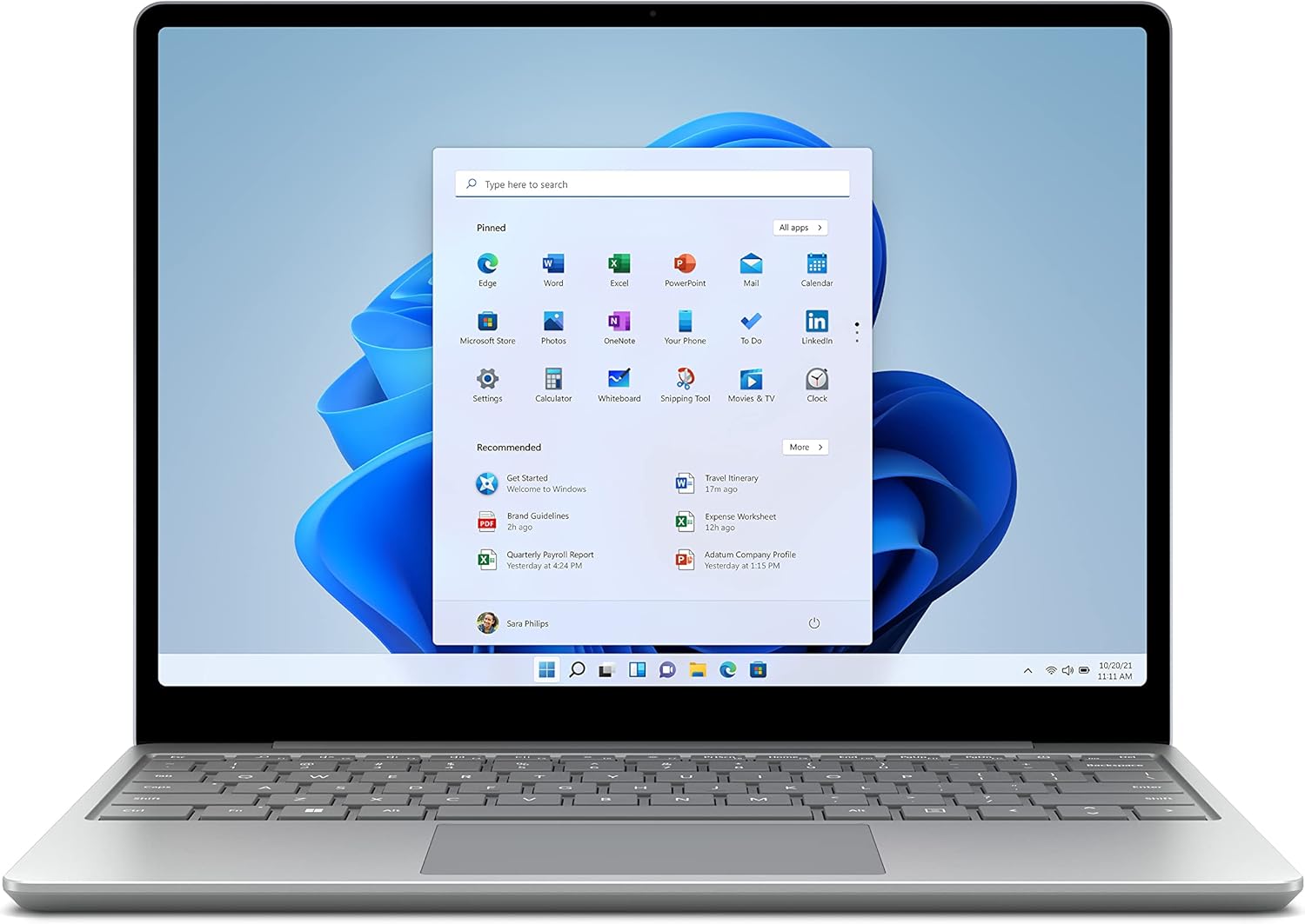 Сенсорный ноутбук 12.45" Microsoft Surface Laptop Go 2 Intel Core i5-1135G7 RAM 8GB SSD 128GB 13час батарея Win11 Корпус магниевого сплава (UKR), фото №1