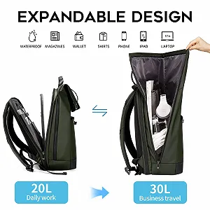 Рюкзак для ноутбука BANGE Roll Top Large 15.6 дюймов Водонепроницаемый Антикражный цена на synthetic.ua - Фото 1 Рюкзак для ноутбука BANGE Roll Top Large 15.6 дюймов Водонепроницаемый Антикражный synthetic.ua - Фото 1
