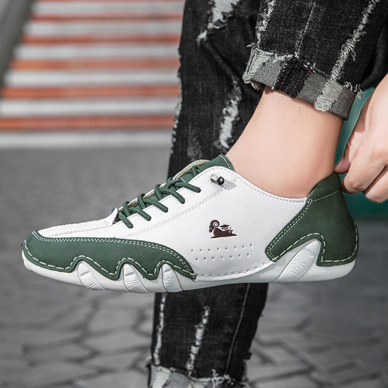 Черевики Barefoot из кожи Alpaca Высокие Cowboy Boots для мужчин и женщин, Итальянская мода, Водонепроницаемые Тренировочные черевики Barefoot, Обувь для лодки, Унисекс, Цвет хаки, Размер 34-50 EU, фото №2