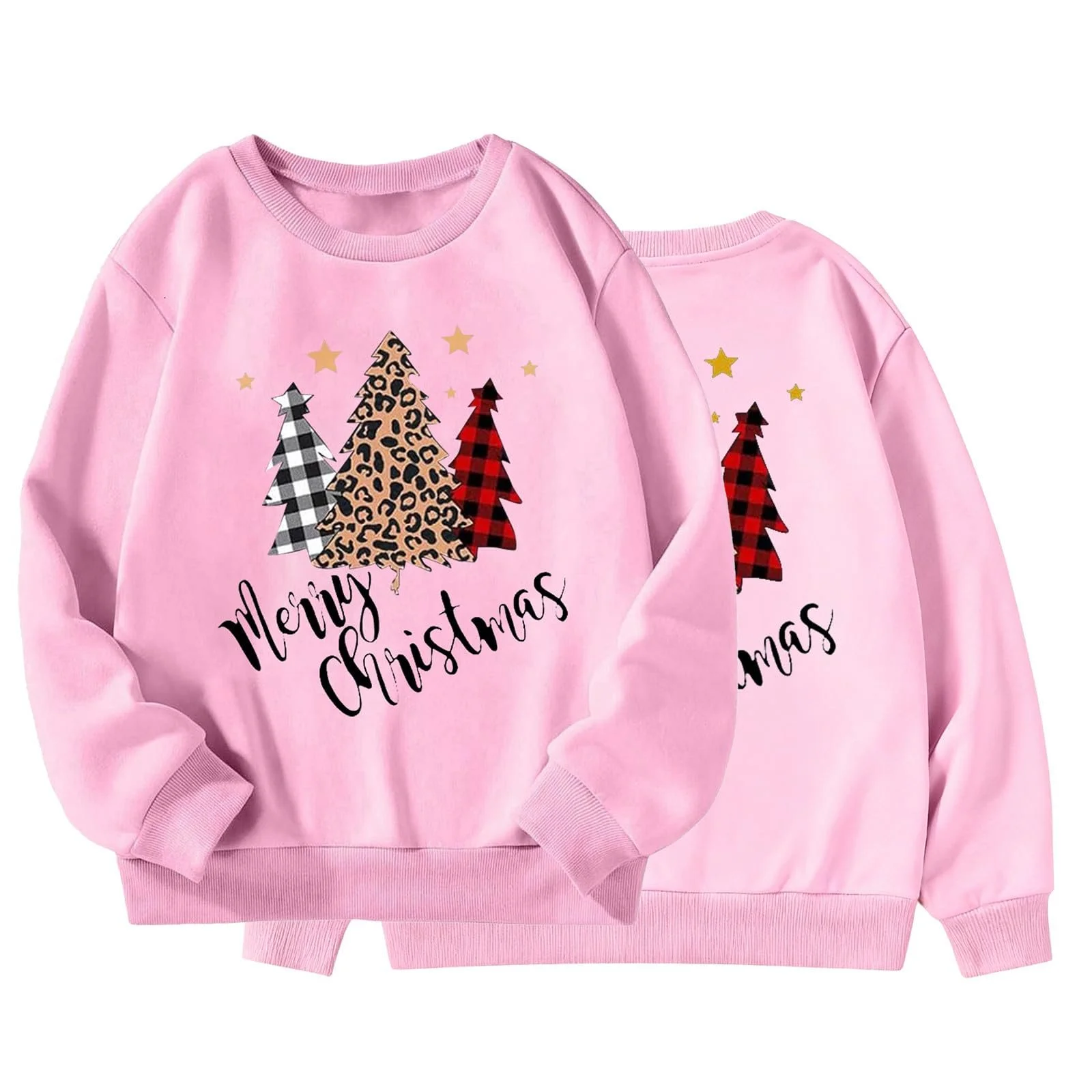 Детский рождественский свитшот для девочек, Рождественский джемпер с принтом гнома, Рождественский свитер, Рождественский джемпер, Круглый вырез, Удобный, Повседневный, Свободный, Рождественский, фото №2