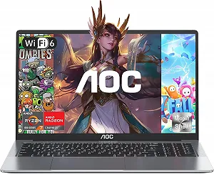 Ноутбук 16.1" AOC AX16 Pro AMD Ryzen 7 5700U RAM 16GB SSD 512GB Windows 11 Алюминиевой корпус (UKR) - Фото 1