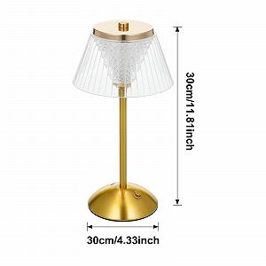 Настільна лампа ACAGALA LED Crystal Акумуляторна Сенсорна synthetic.ua - Фото 1