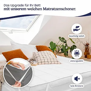 Защитный наматрасник 200 x 200 см synthetic.ua - Фото 1