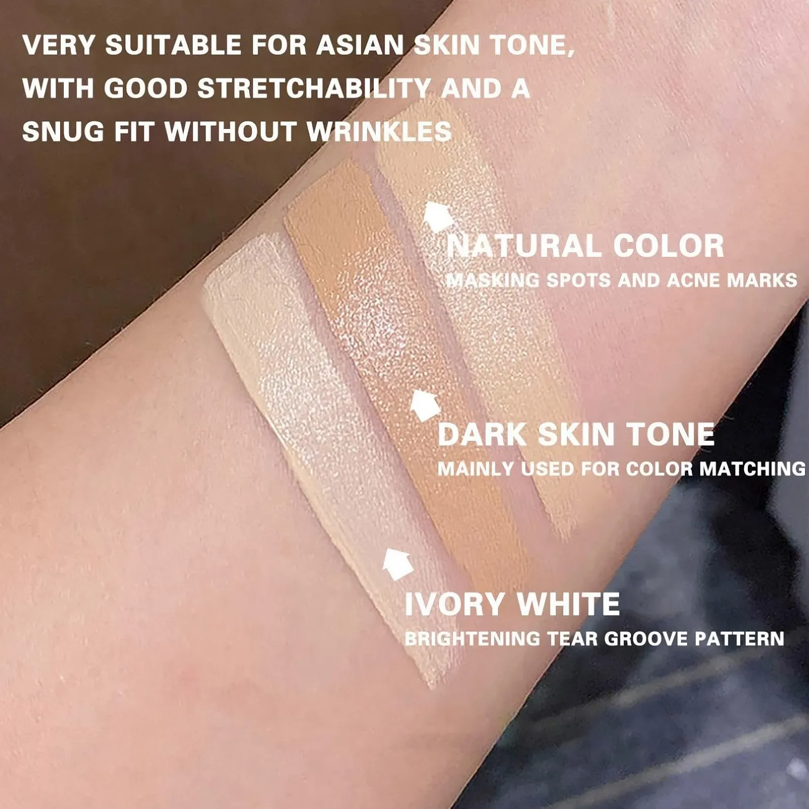 Консилер Трехцветный Водостойкий, 3 Цвета, фото №3 Консилер Трехцветный Водостойкий, 3 Цвета, фото №3