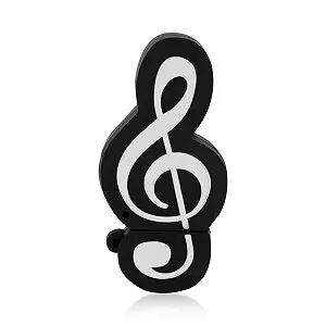 USB-флеш-накопичувач Music Series Форма ноти 64ГБ USB 2.0 Чорний ціна на synthetic.ua - Фото 1 USB-флеш-накопичувач Music Series Форма ноти 64ГБ USB 2.0 Чорний synthetic.ua - Фото 1
