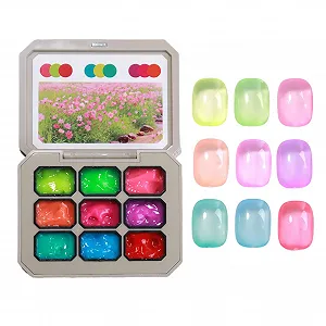 Гель Mihauuke для ногтей - Гель-лак для ногтей с 9 разными цветами для покраски ногтей - Набор натурального твердого геля для использования в салоне, дома, в путешествиях, для женщин, друзей - Фото 1