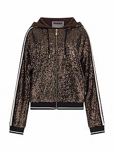 Купити Жіноча кофта на блискавці Guess Mini Sequins, Eagle Green - Фото 1 Жіноча кофта на блискавці Guess Mini Sequins, Eagle Green - Фото 1