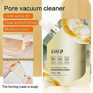 Маска для обличчя Huasurv Gold з ретинолом та зміїною отрутою, золота, антивікова (3 шт.) synthetic.ua - Фото 1