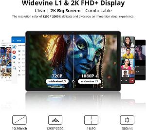 Планшет 10.4" Full HD Blackview Tab 11 8/128Gb 4G 2-SIM 8 ядер Android 11 6580 mAh Сірий ціна на synthetic.ua - Фото 1 Планшет 10.4" Full HD Blackview Tab 11 8/128Gb 4G 2-SIM 8 ядер Android 11 6580 mAh Сірий synthetic.ua - Фото 1