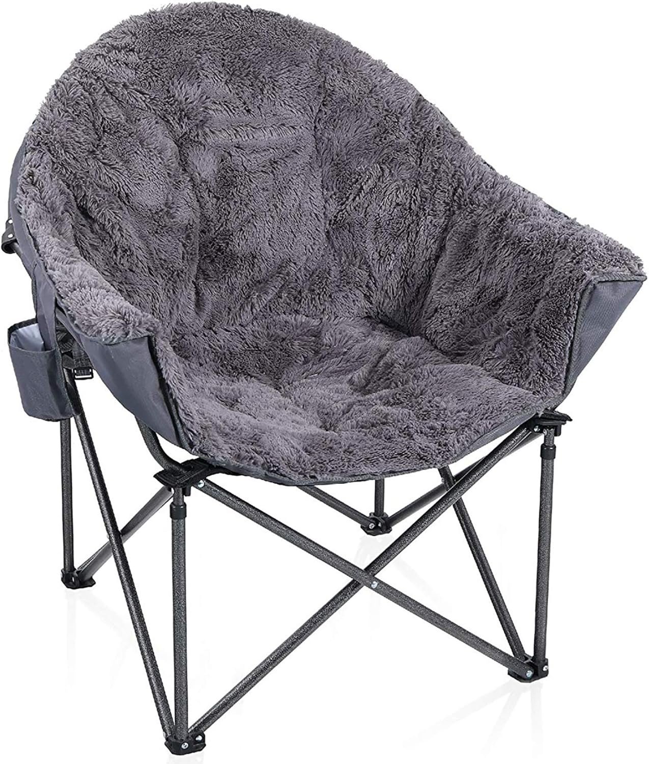 Розкладне крісло для кемпінгу ALPHA CAMP / до 168 кг / Сірий, фото №1 Розкладне крісло для кемпінгу ALPHA CAMP / до 168 кг / Сірий, фото №1