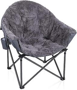 Купити Розкладне крісло для кемпінгу ALPHA CAMP / до 168 кг / Сірий - Фото 1 Розкладне крісло для кемпінгу ALPHA CAMP / до 168 кг / Сірий - Фото 1