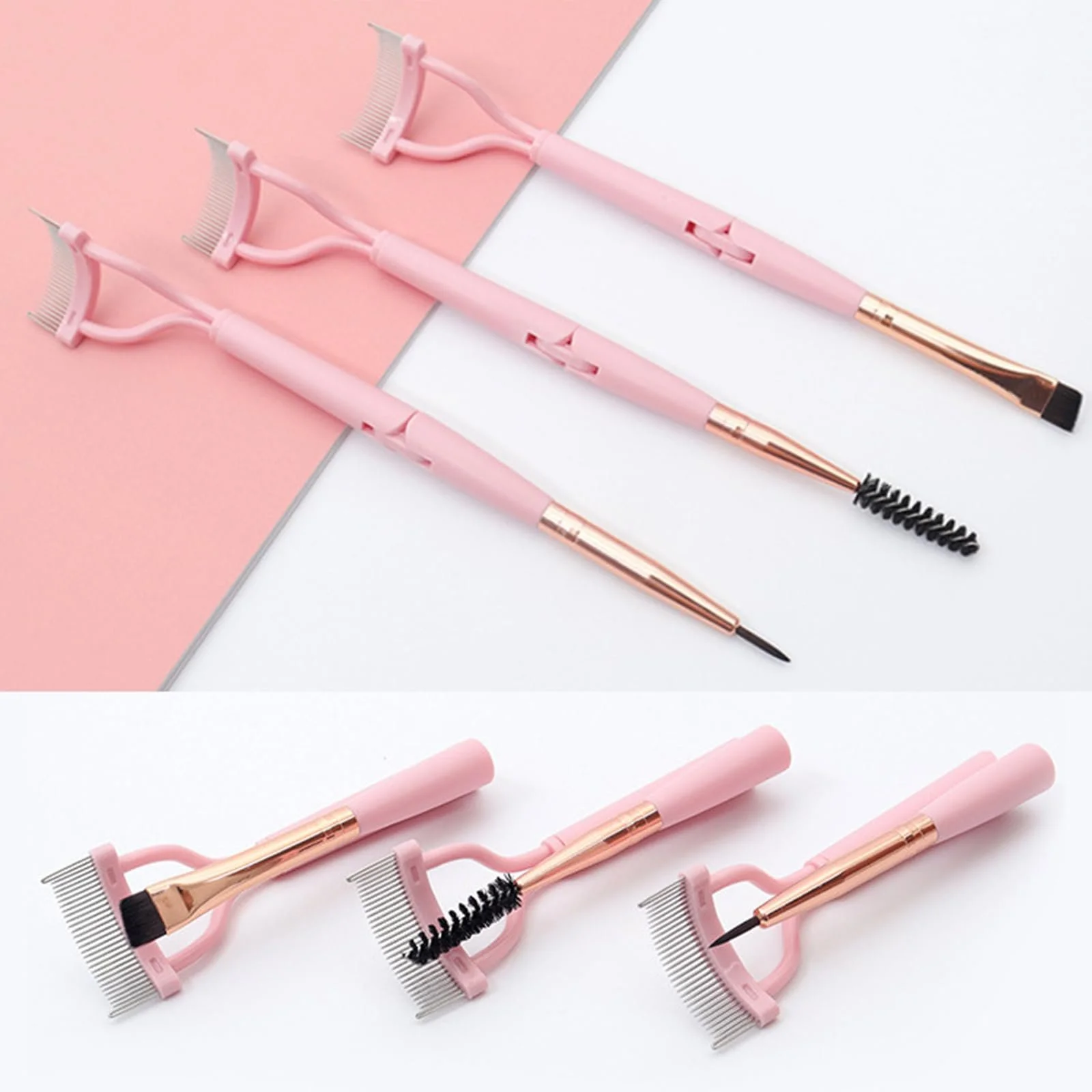 Щіточка для вій двостороння, аплікатор для макіяжу, фото №4 Щіточка для вій двостороння, аплікатор для макіяжу, фото №4