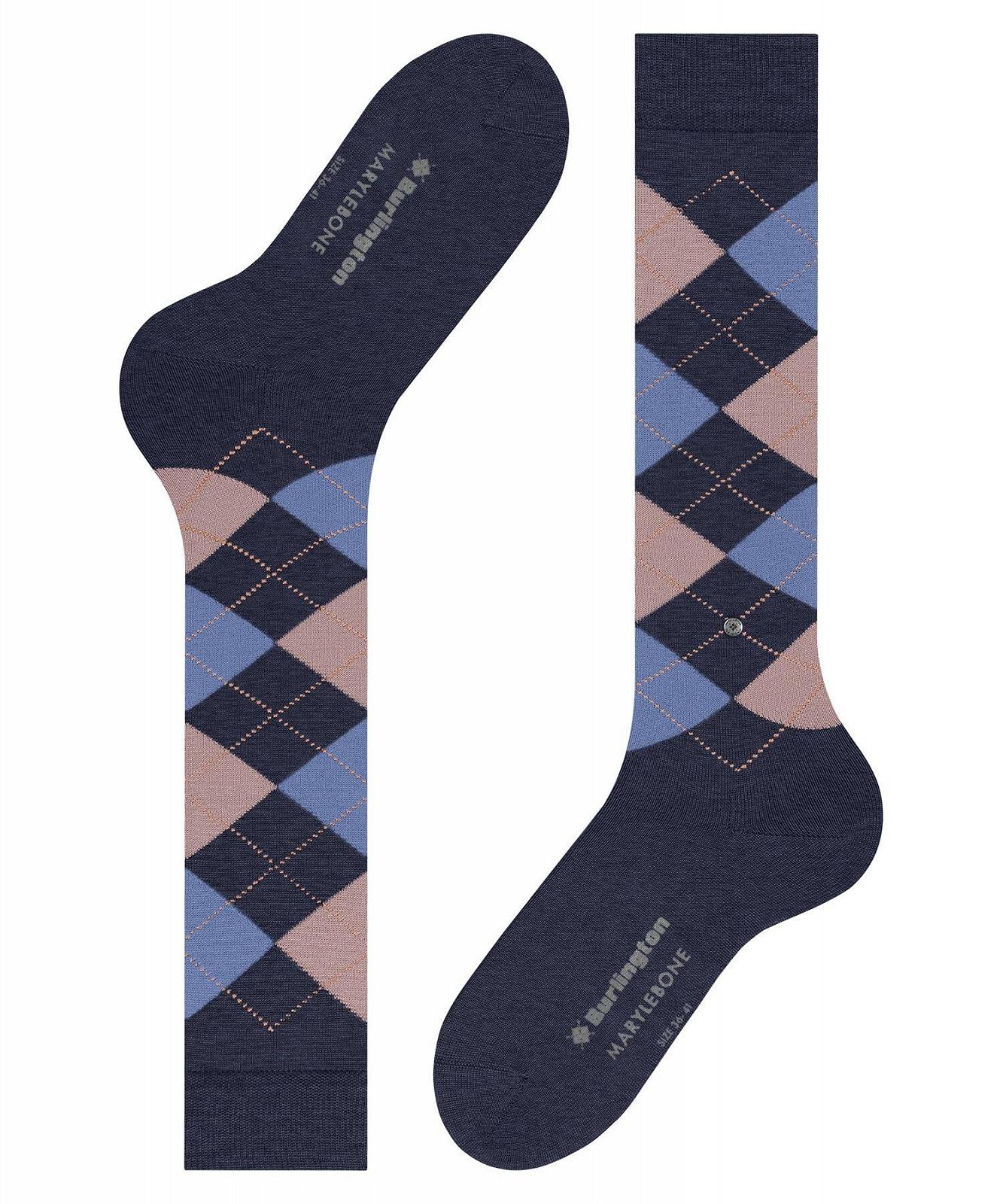 Женские гольфы Burlington Marylebone W Kh Wolle Lang Gemustert (1 пара), фото №5