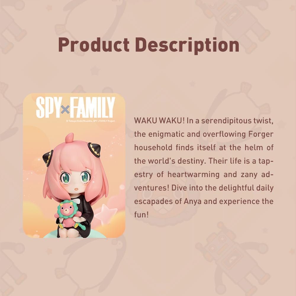 Фигурка POP MART Spy × Family Anya's Daily Life Series, набор 6 шт., 6-10 см, фото №7