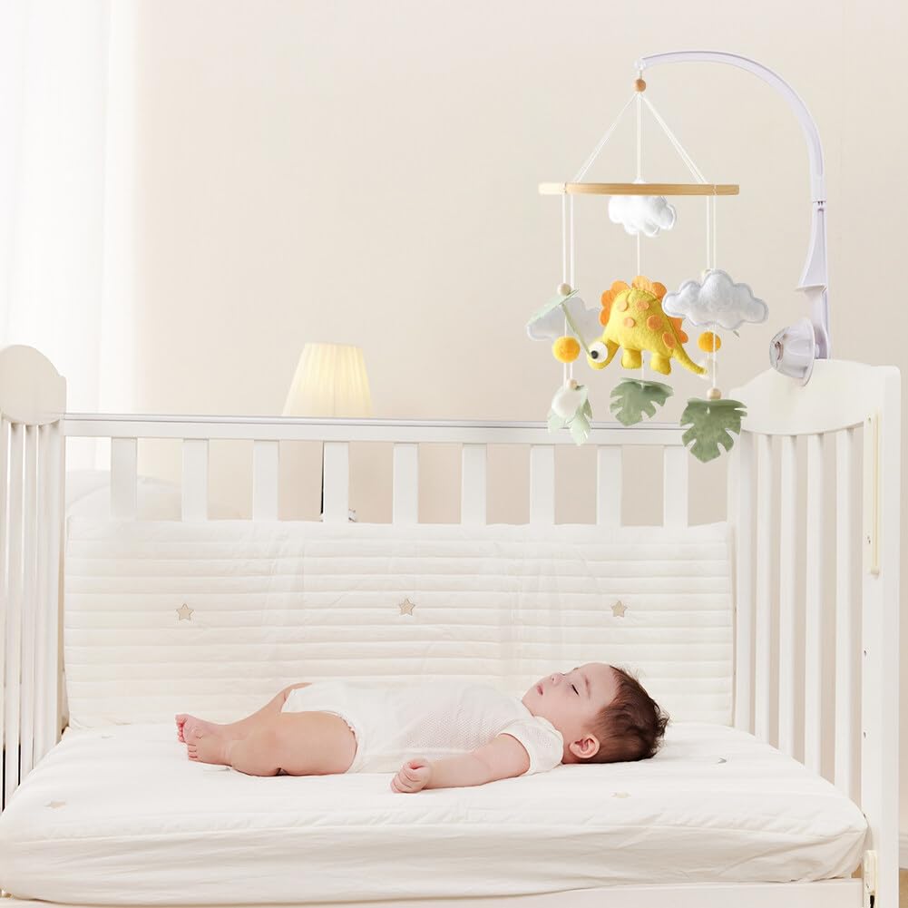 Карусель на ліжечко Aublinto Music Box Baby з музичним супроводом для сну з 6 місяців, ланцюжок для коляски, фото №5