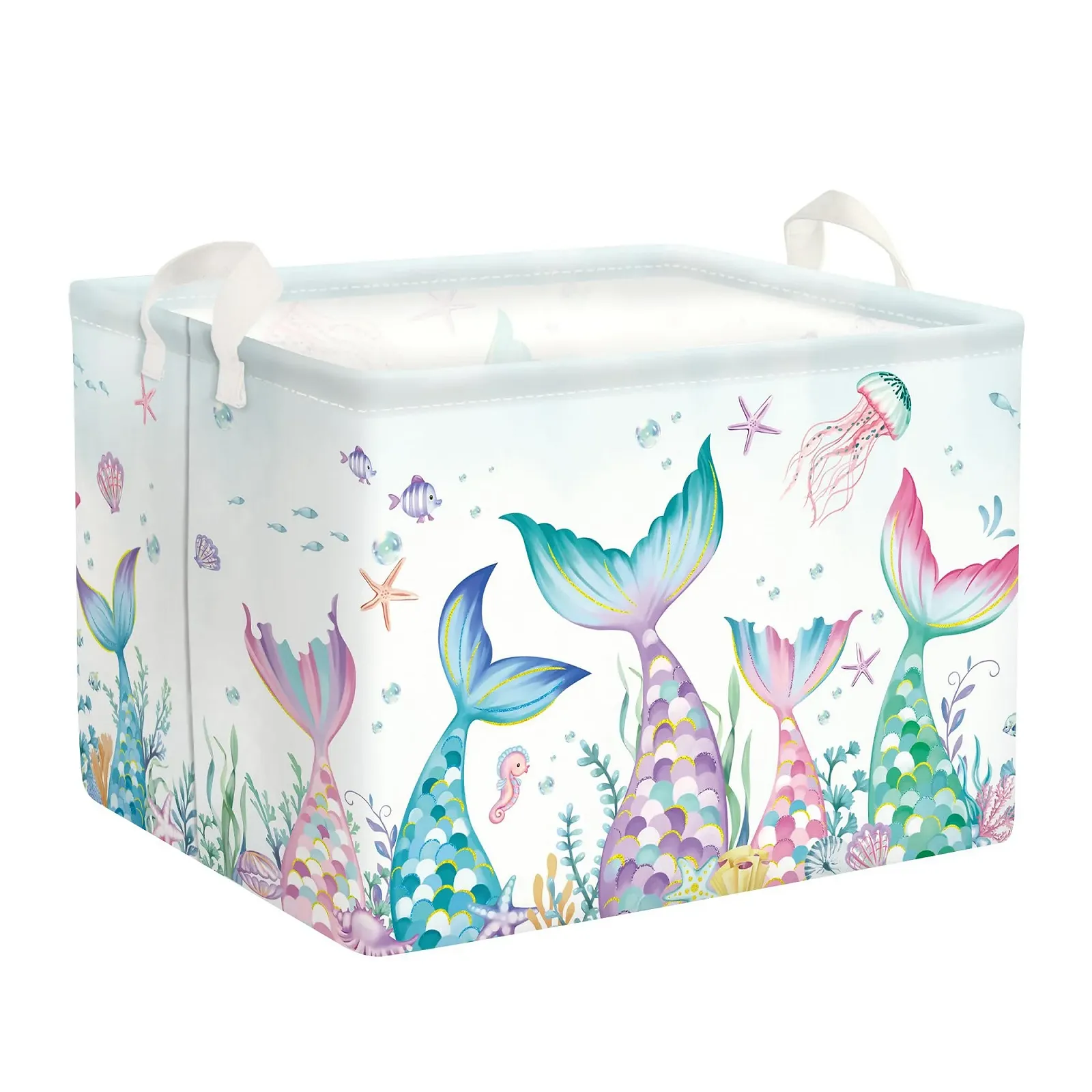 Корзина для игрушек Детская HUUMONSS Хвост Русалки для девочек Большая, фото №1 Корзина для игрушек Детская HUUMONSS Хвост Русалки для девочек Большая, фото №1