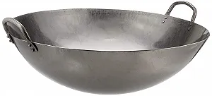 Вок JADE TEMPLE Железная сковорода, серый - Фото 1