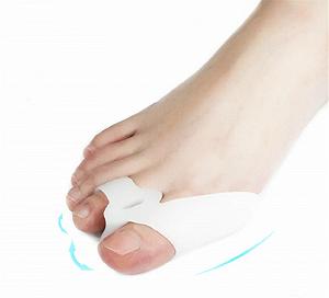 Роздільник для пальців ніг CareforYou Покоління 3 Подушечка з м'якого силікону з отвором Білий - Фото 1