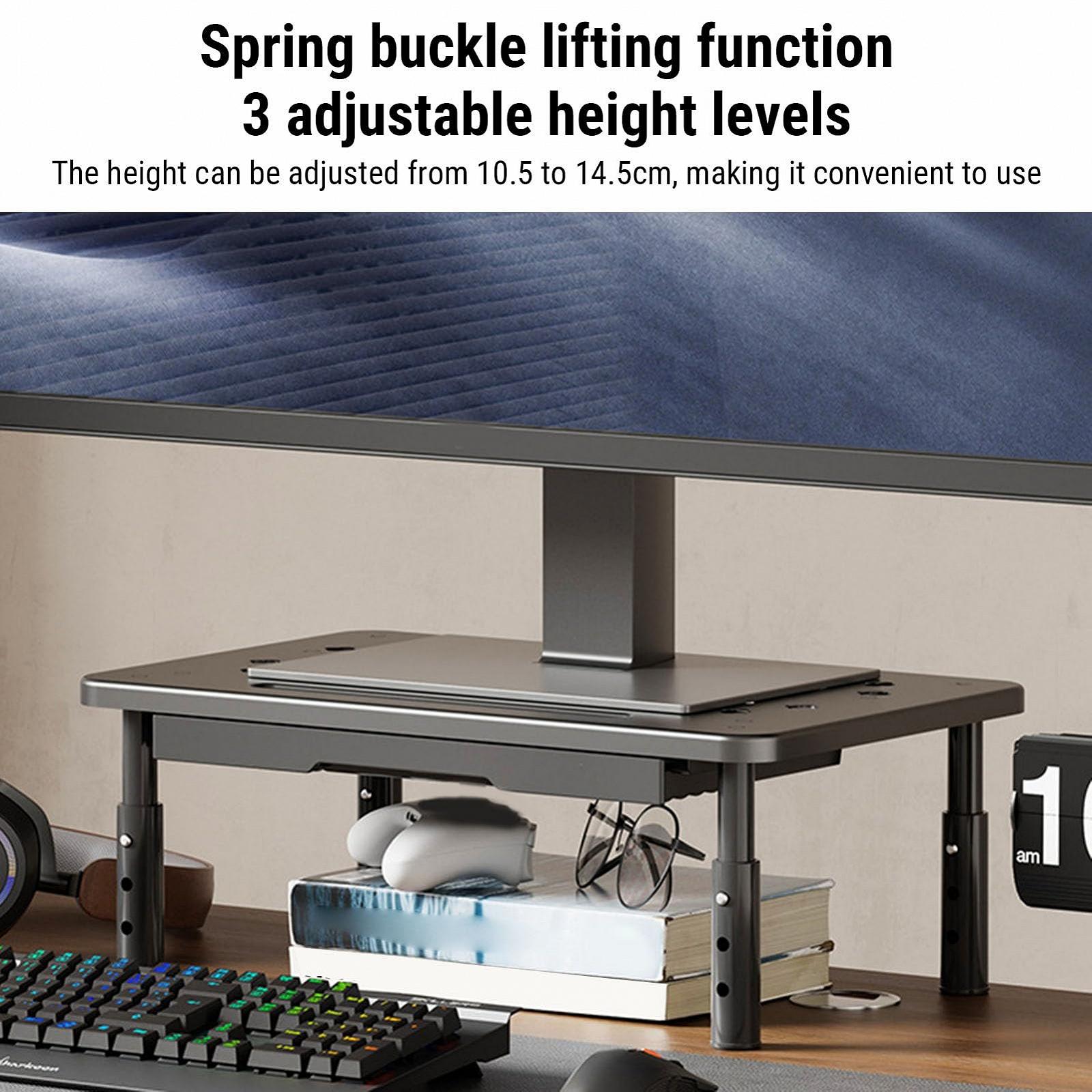 Подставка для компьютера Bewinner с ящиком Black, фото №2