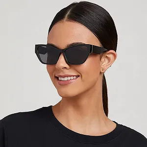 Солнцезащитные очки E&R Elegant Rabbit, 2 шт, бифокальные, для чтения, оправа толстая, кошачий глаз, черный и черепаховый synthetic.ua - Фото 1