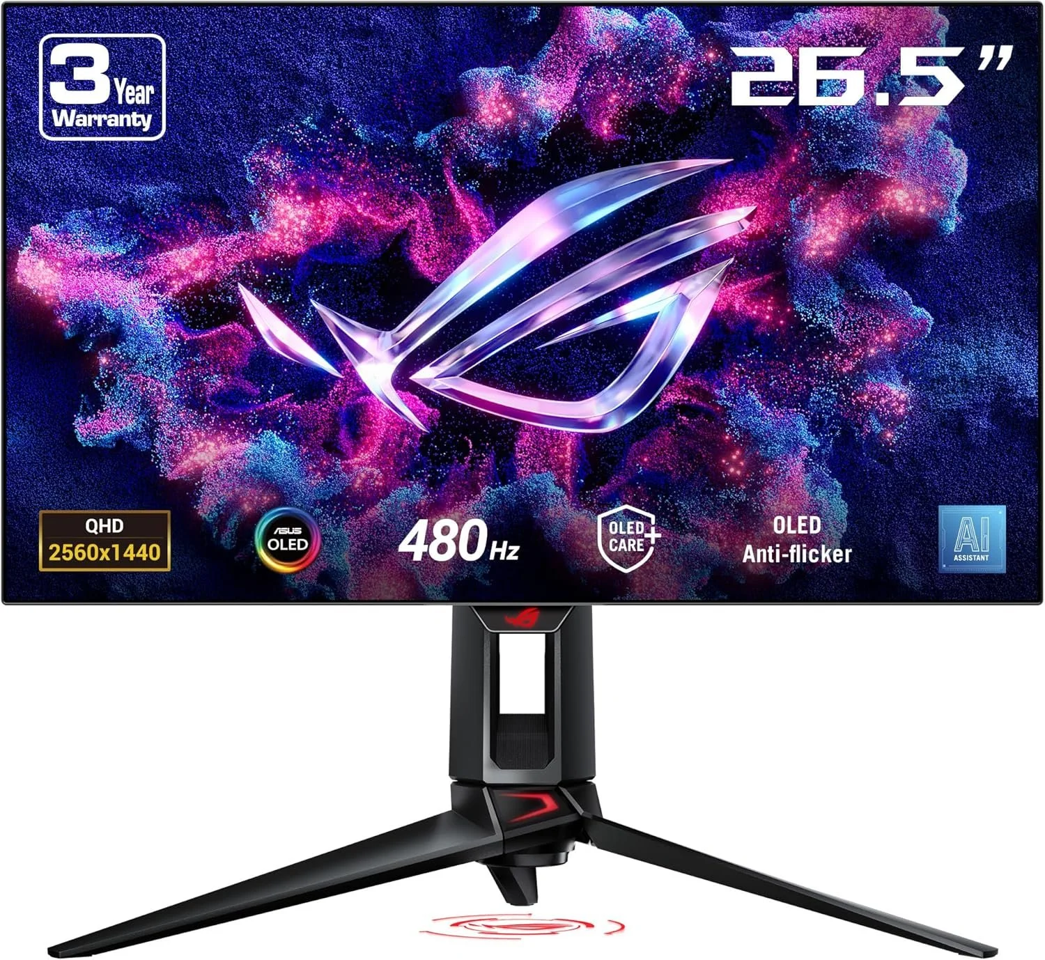 Монитор 27" ASUS ROG PG27AQDP 2K OLED 480 Гц, фото №1 Монитор 27" ASUS ROG PG27AQDP 2K OLED 480 Гц, фото №1