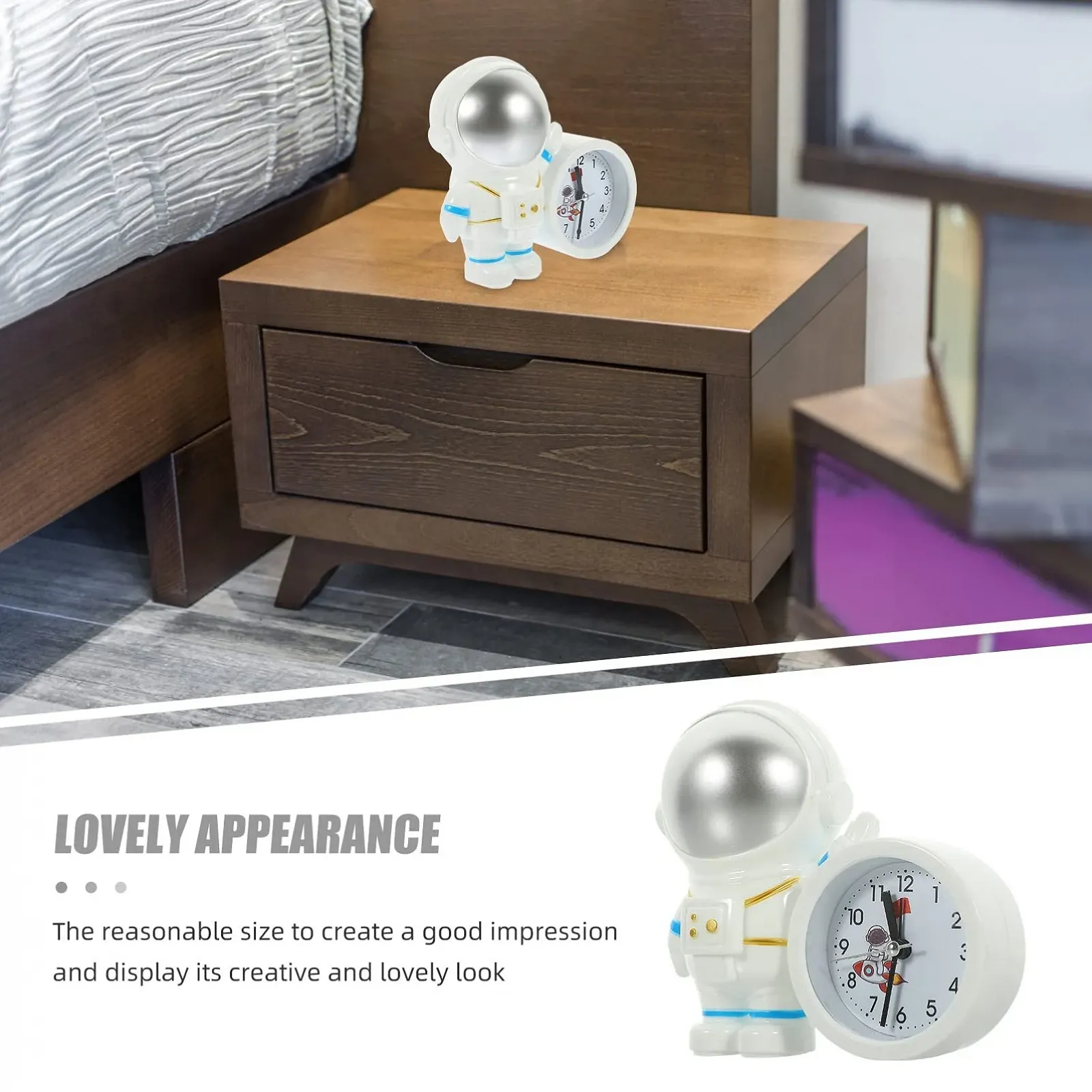 Годинник Настільний VICASKY Космонавт Декор, фото №5 Годинник Настільний VICASKY Космонавт Декор, фото №5