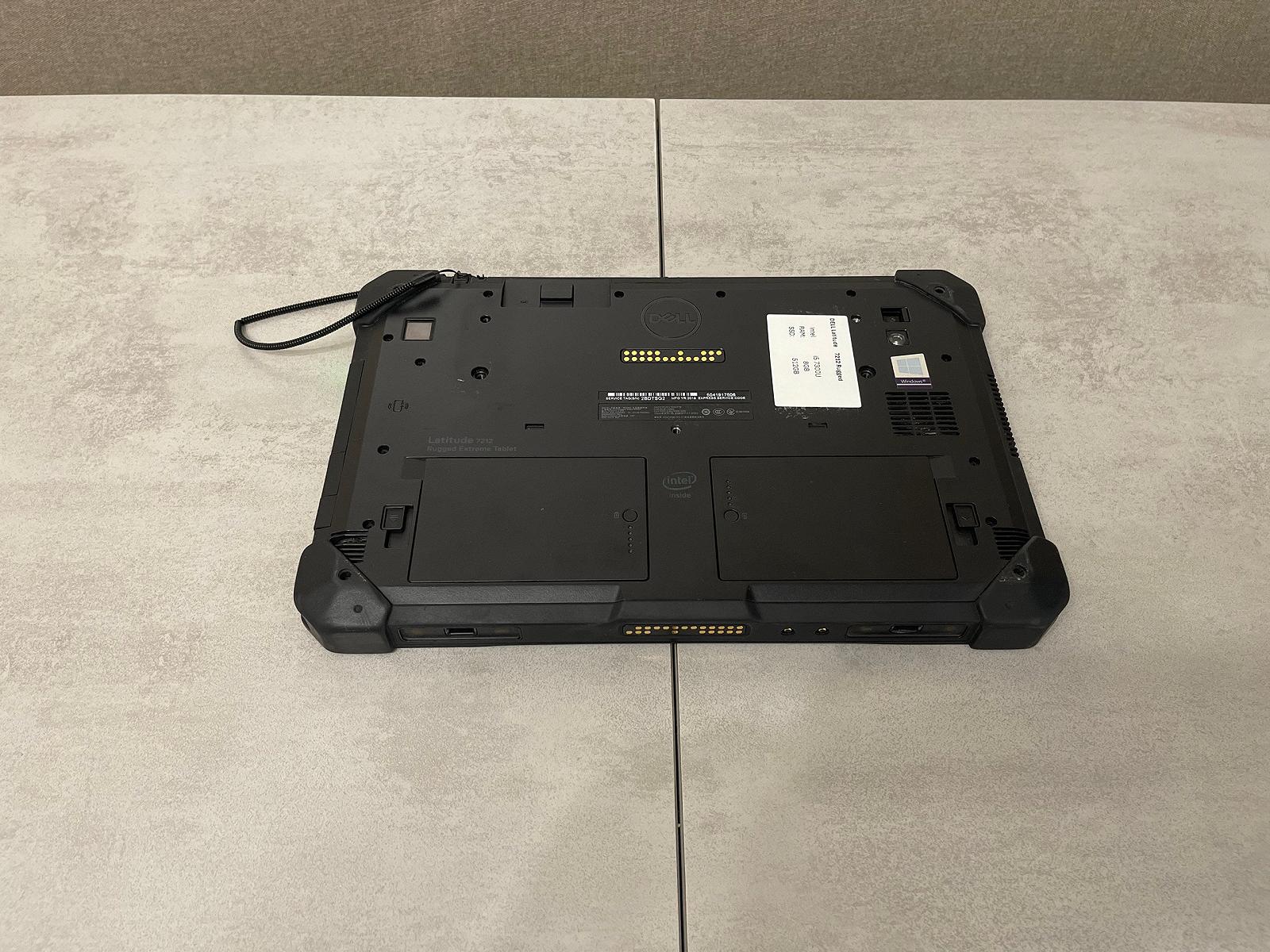 Захищений планшет Dell 7212 Rugged, 11.6" FHD, i5-7300U, 8GB, 512GB, 4G LTE, фото №7