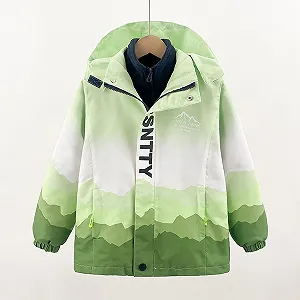 Утепленная детская дождевая куртка для мальчиков Beokeuioe, водонепроницаемая synthetic.ua - Фото 1