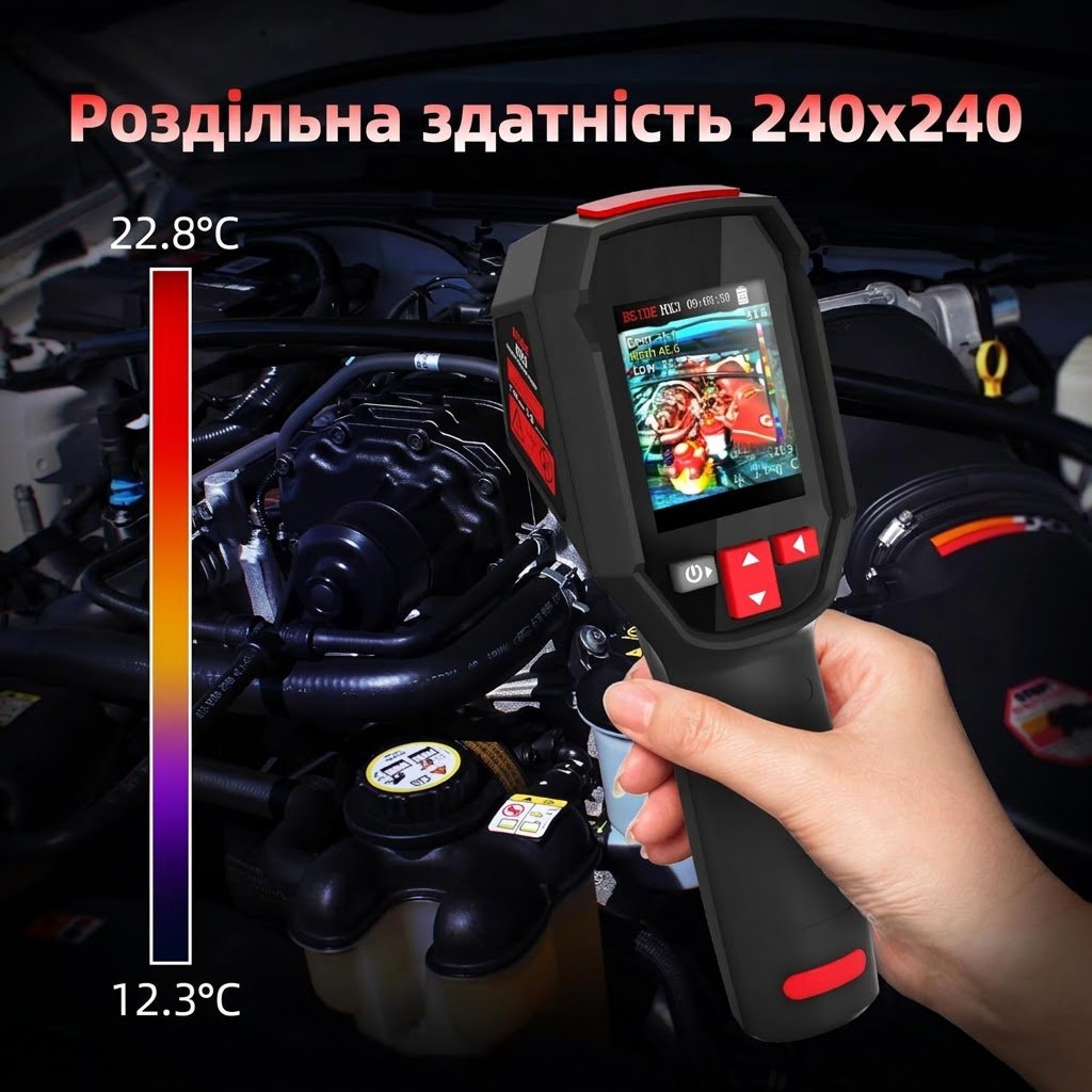 Тепловизор BSIDE HX3 / 240 x 240 / от -20 °C до +550 °C, фото №3
